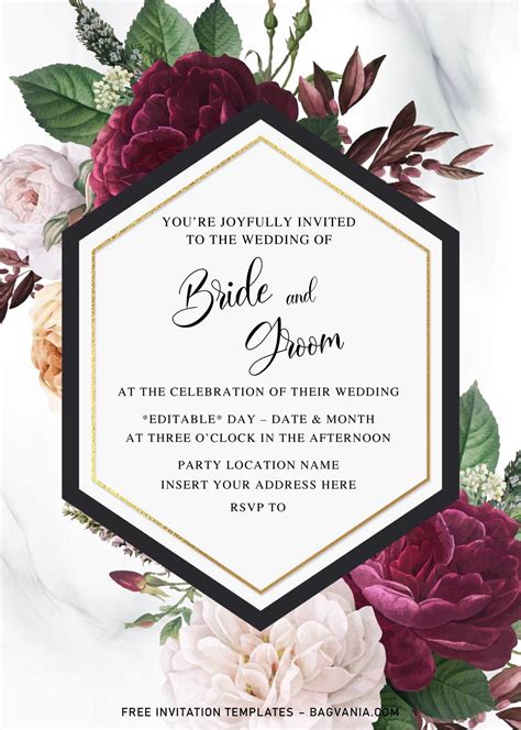 wedding invitations background template|FREE Wedding Invitation Templates & Examples .